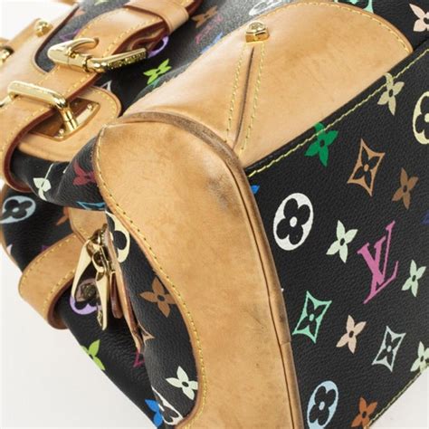 louis vuitton multicolor black claudia satchel|LOUIS VUITTON Monogram Multicolor Claudia Black.